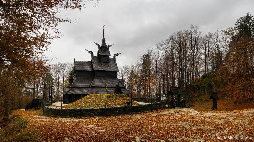 Fantoft Stave Church near Bergen, most beautiful places in Norway