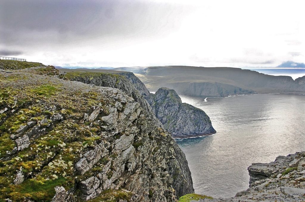 The northern point of Europe in Norway