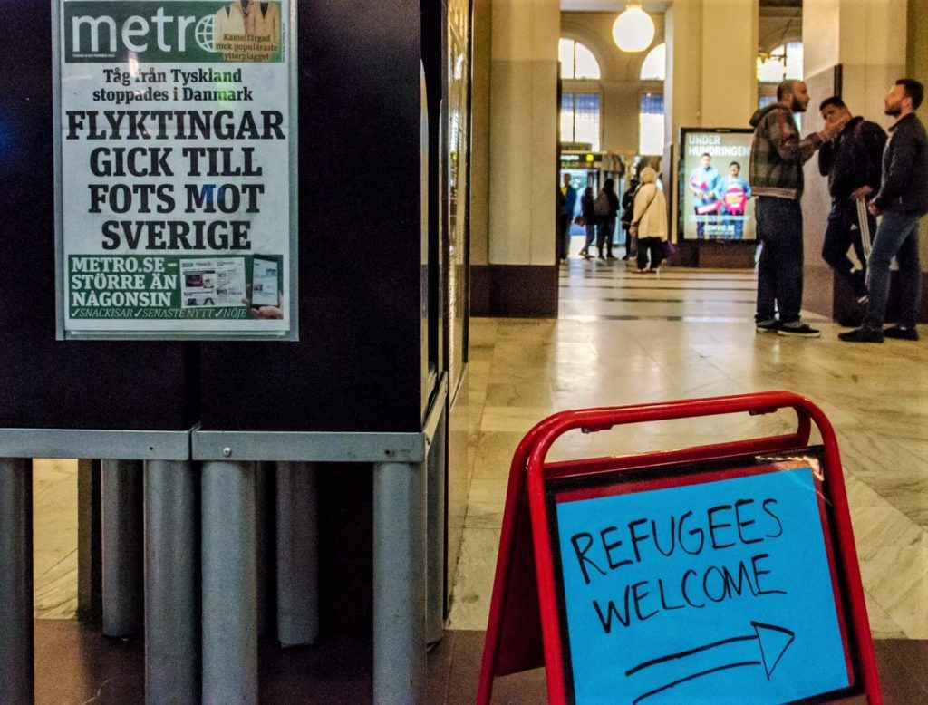 Problem w Szwecji z uchodźcami
