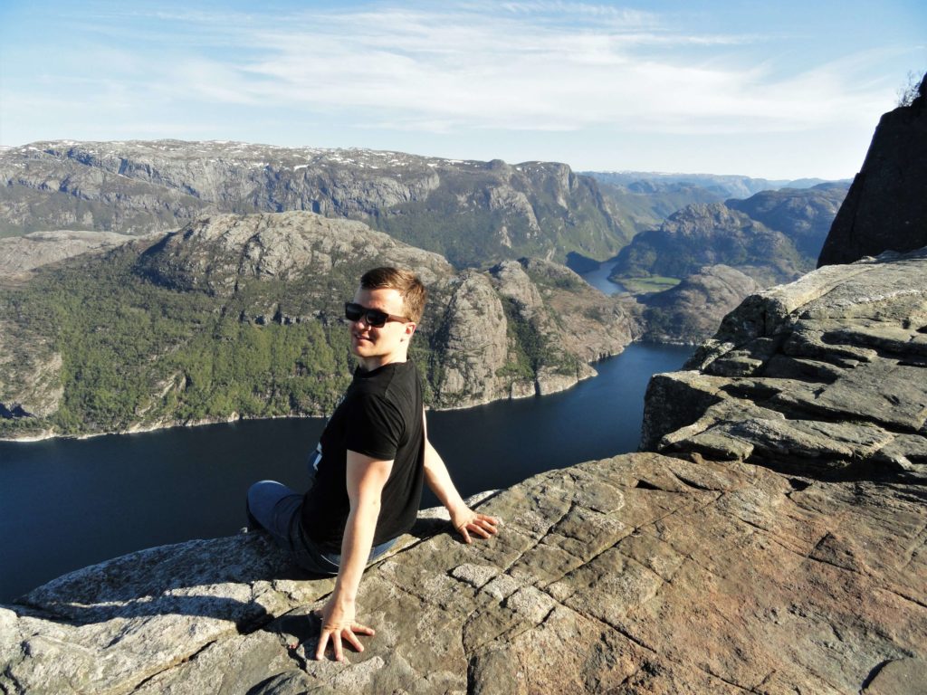 On the Lysefjorden cliff, Norway beauitiful places to visit