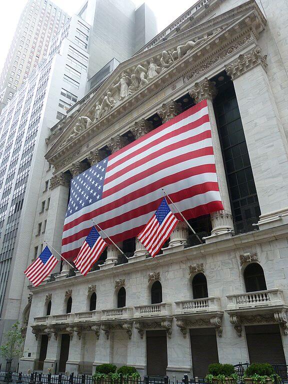 Nowojorska Giełda Papierów Wartościowych na Wall Street