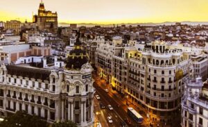 Закат на проспекте в Мадриде, путеводитель и цены