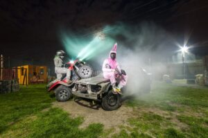 Pif Paf Paintball, motocykle i mgła, co robić w Warszawie