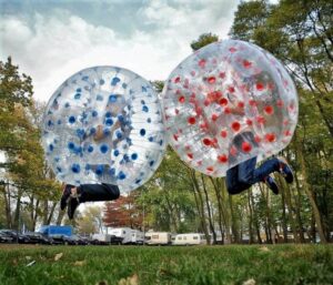 Bubble football w Warszawie