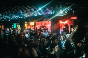 Corvin Club в Будапеште, вечеринка