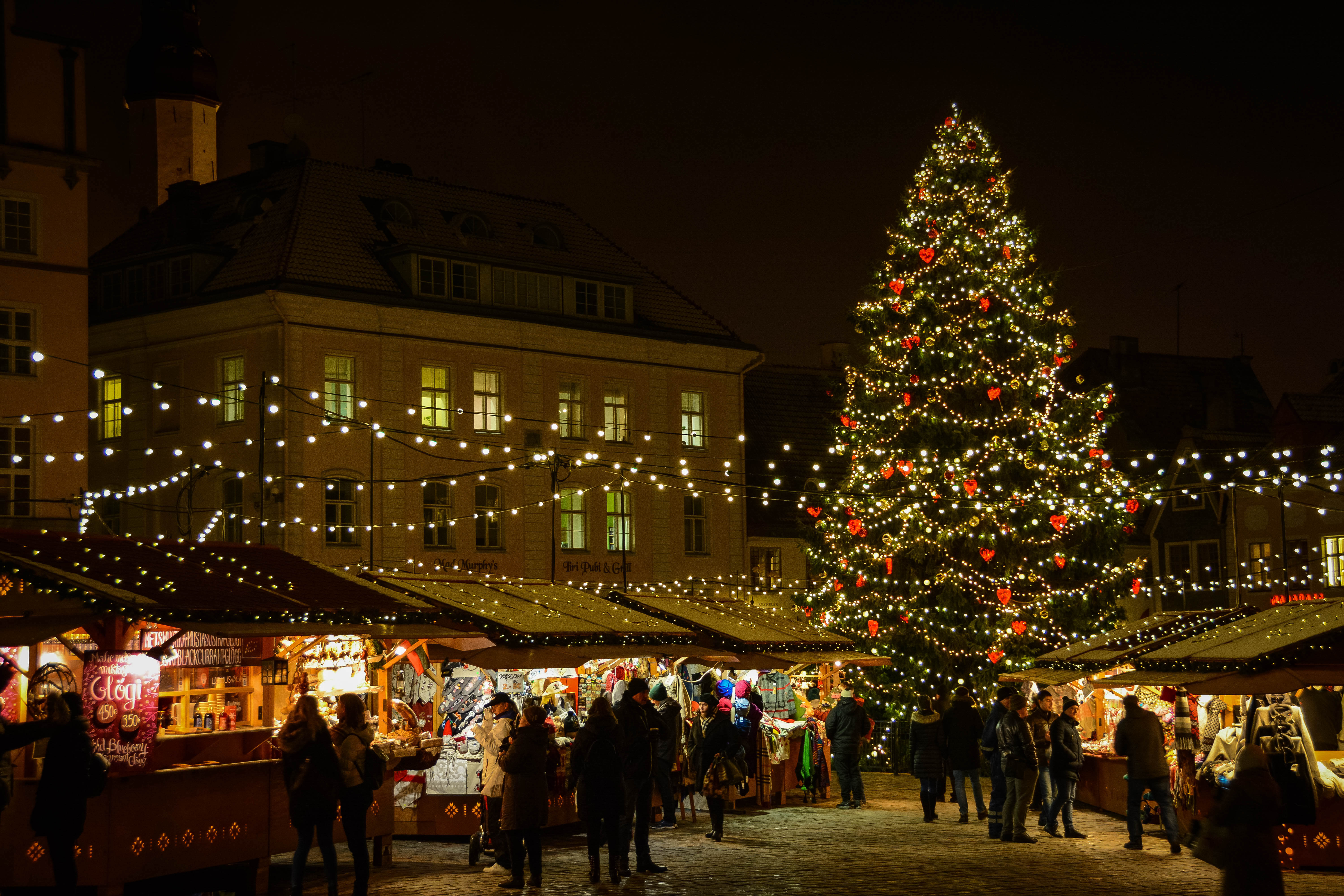 Night in Tallinn, top European winter destinations