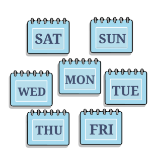 календари с днями недели, принципы управления временем