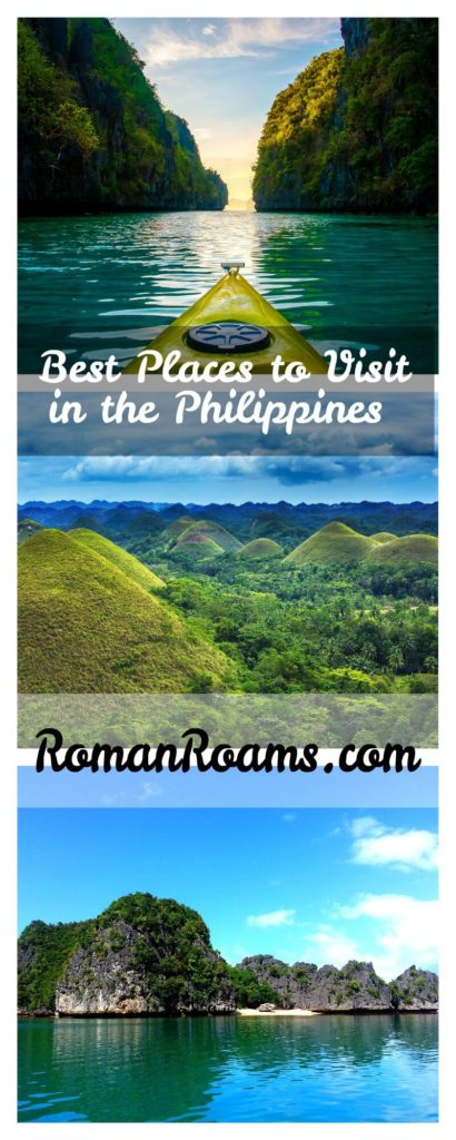 Tourist Spots In The Philippines Collage