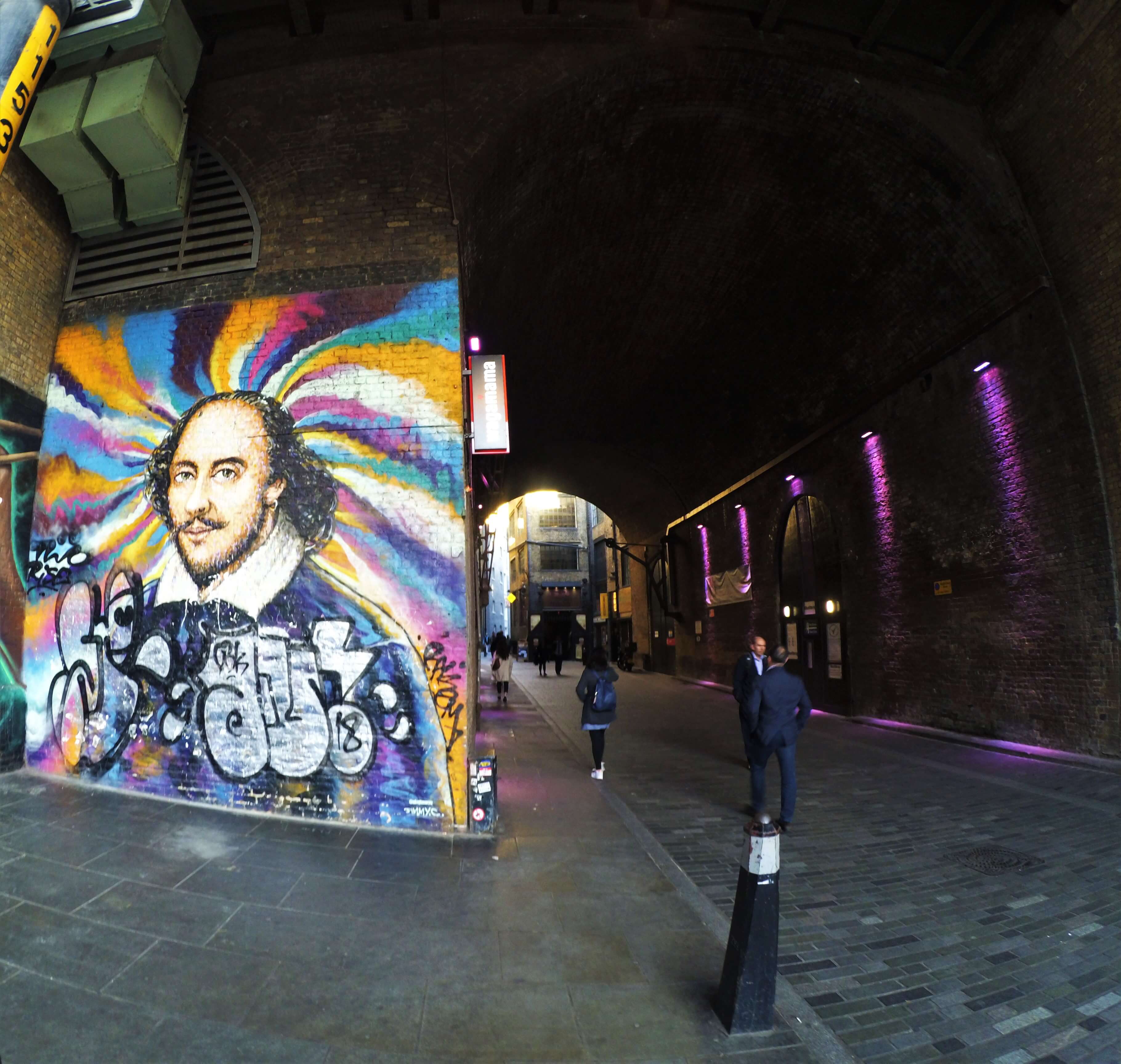 Street art on the South Bank, London travel guide