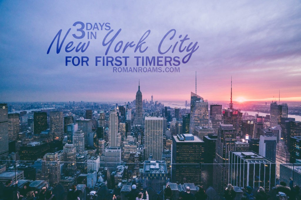 NYC in three days for first timers