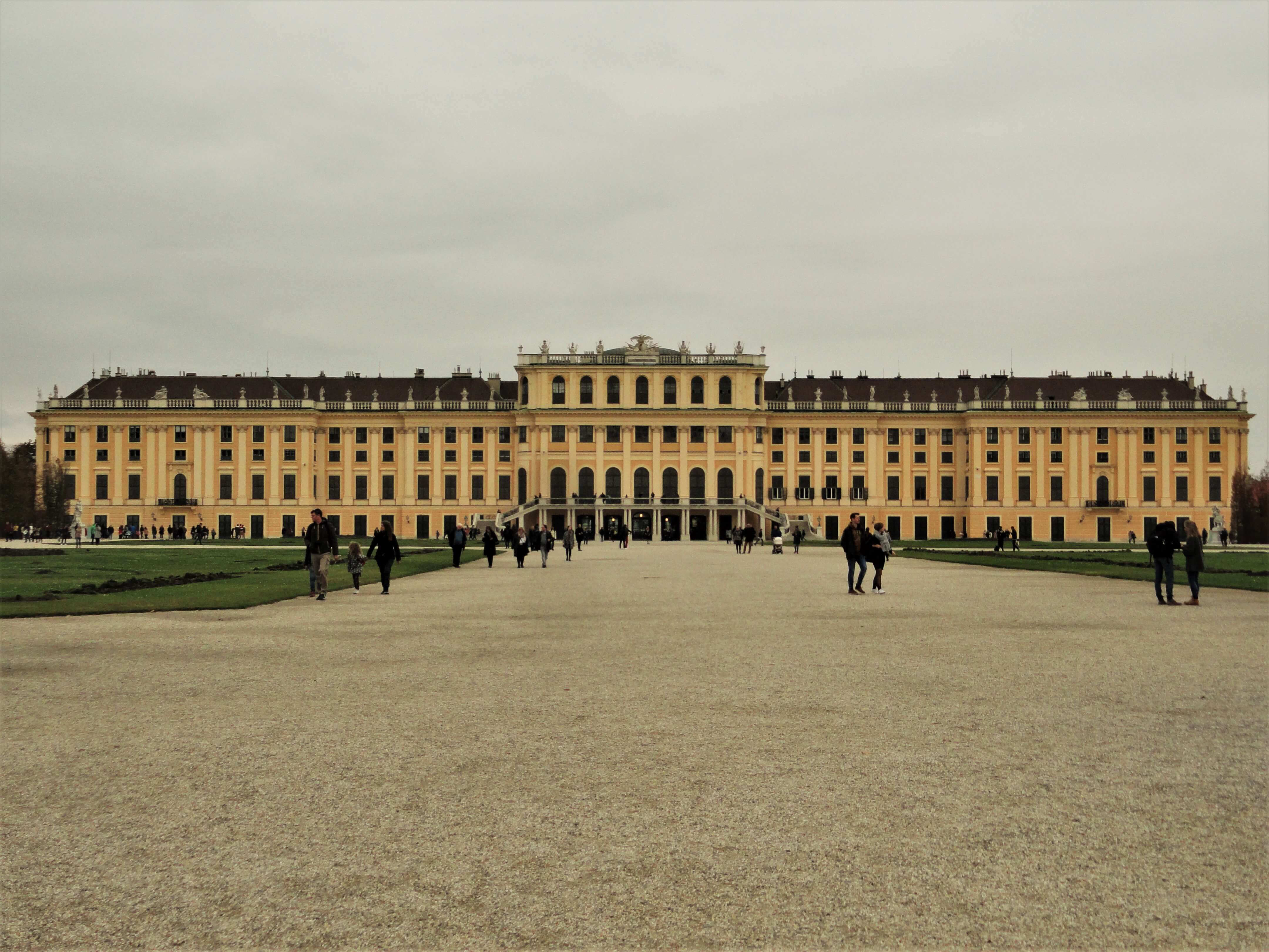Schonbrunn palace in Vienna