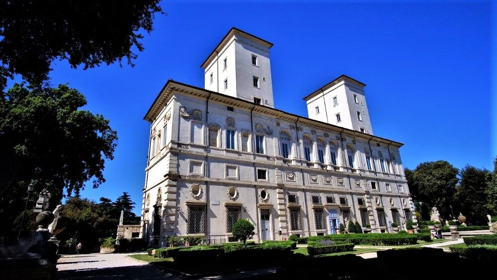 Galeria Borghese w Rzymie od zewnątrz