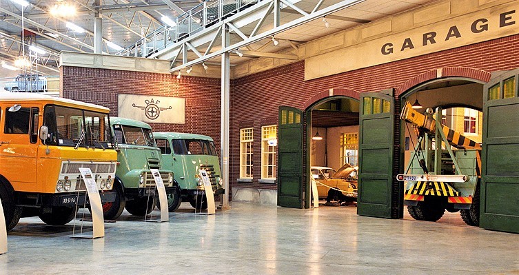 Daf trucks museum in Eindhoven, attractions of the city