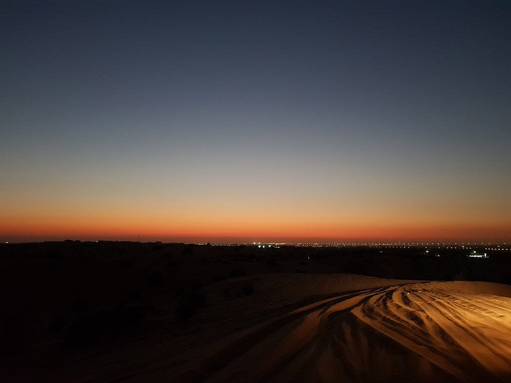 Desert Safari Sunset in Dubai