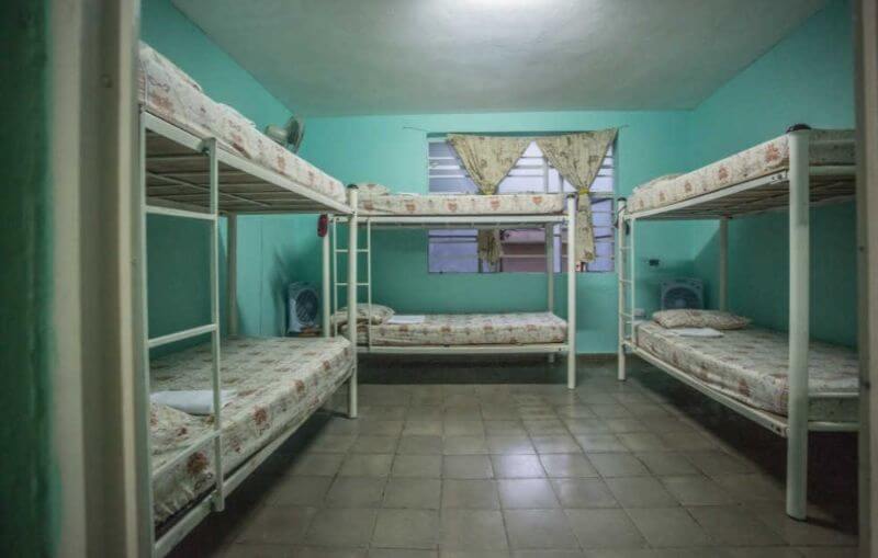 Hostel in Cuba, traveling on a budget