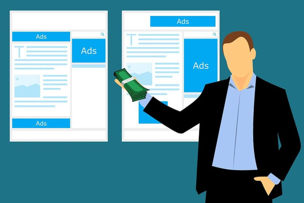 Reklamy w Google Adsense, grafika o zarabianiu na blogu