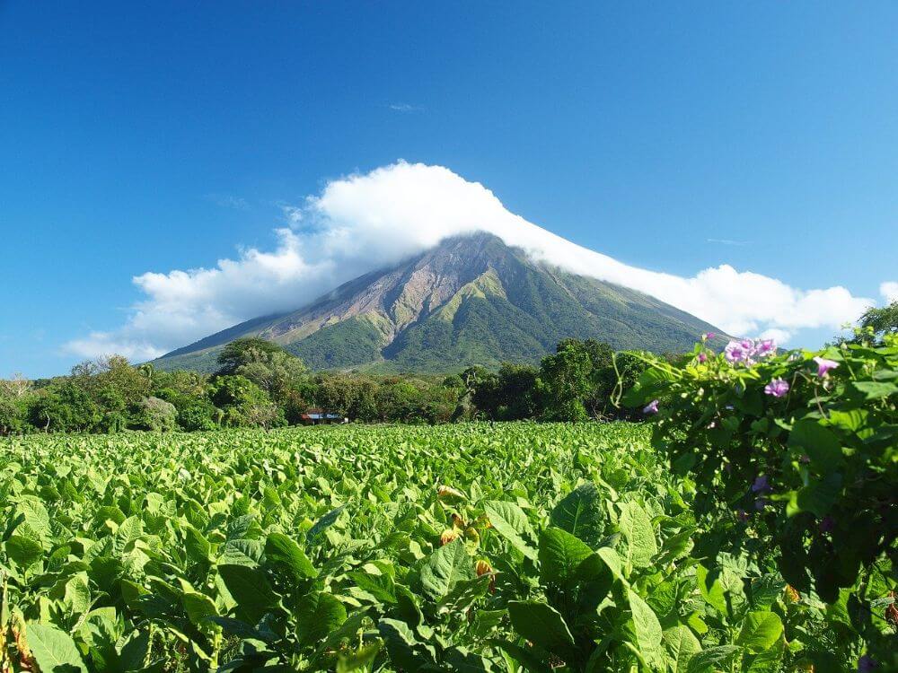 volcano in Nicaragua, natural landmarks