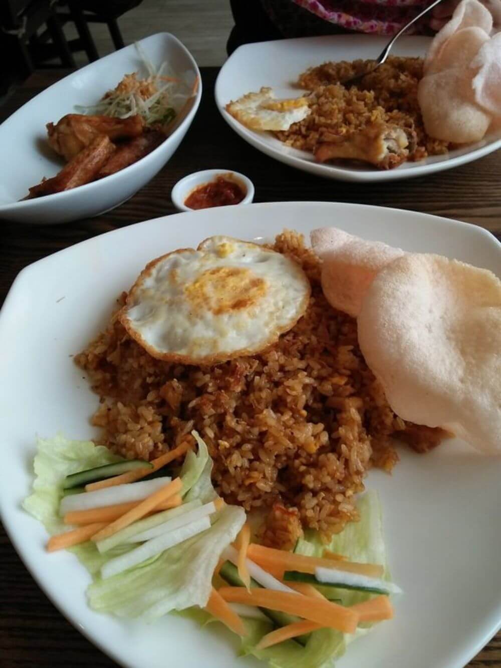 Nasi goreng traditional indonesian food