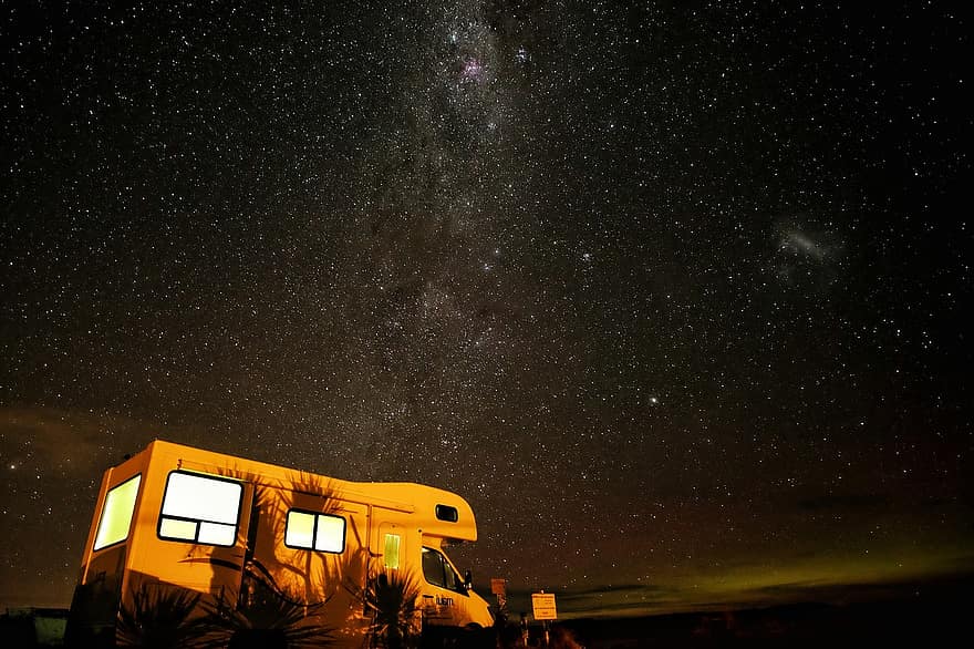 Camping trip stargazing with your couple