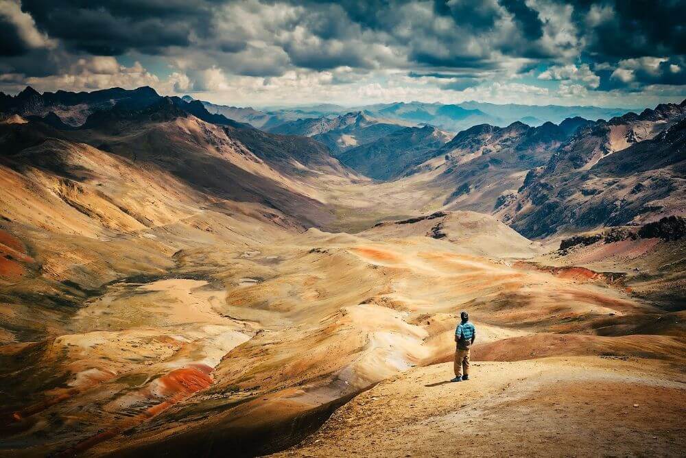 Panoramic view of Peru nature